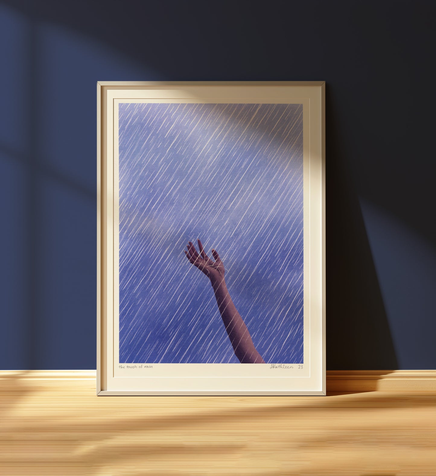 the touch of rain - art print