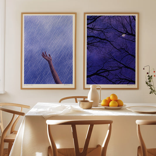 winter evening - art print duo