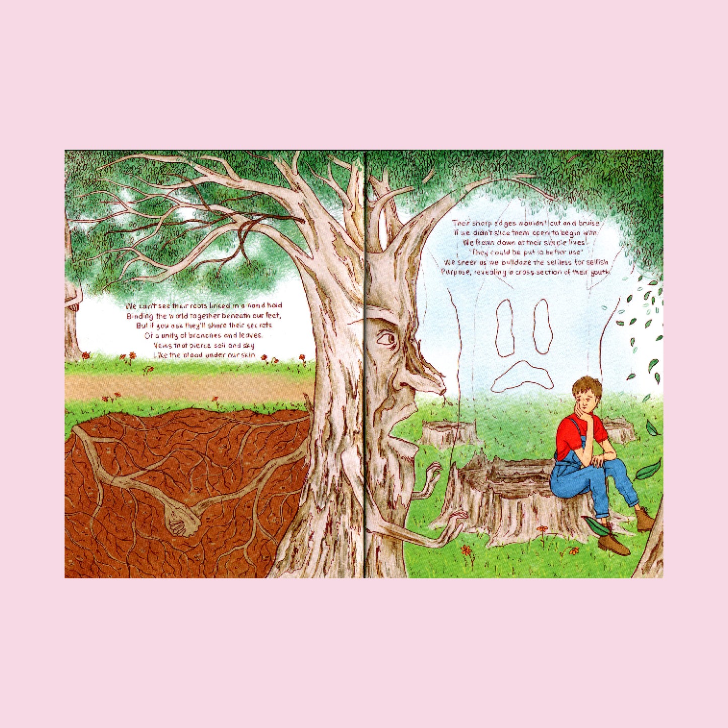 things the trees told me - illustrated zine