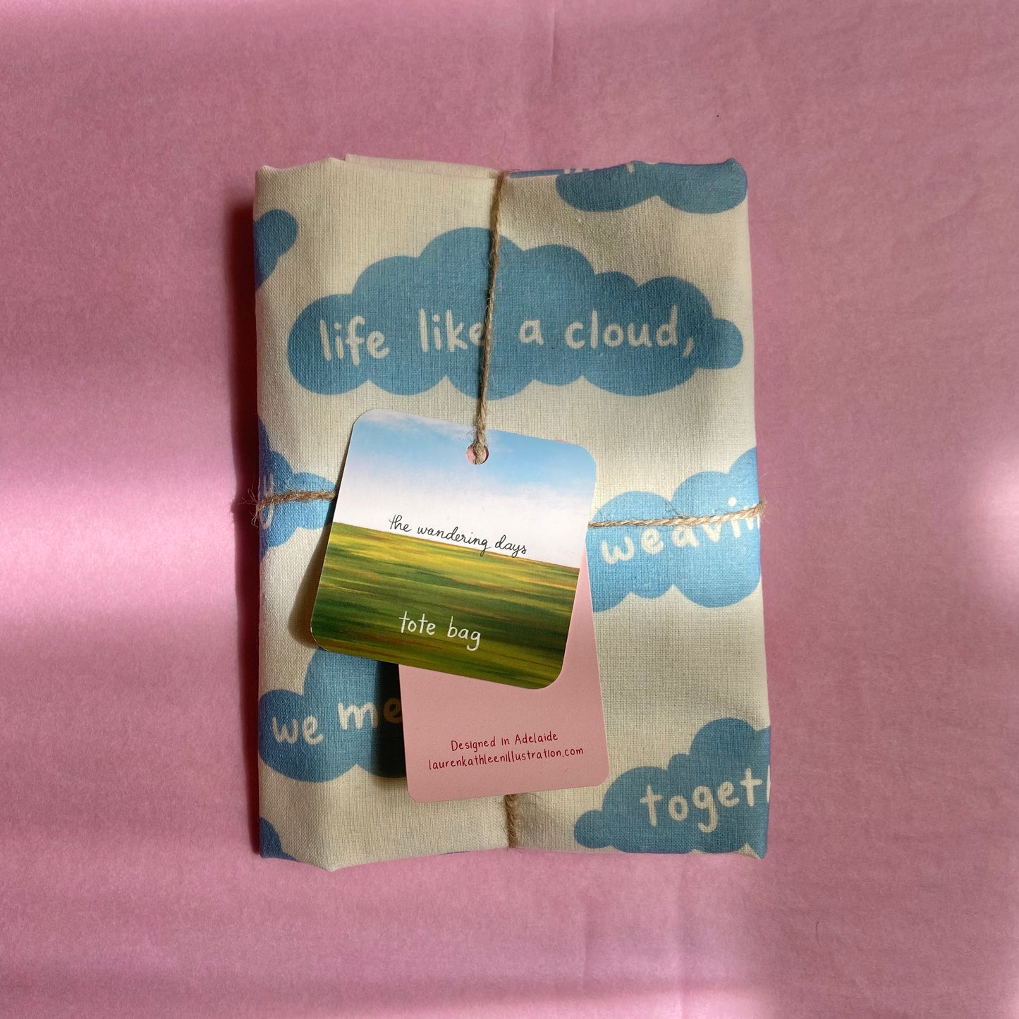 the wandering days - meander tote bag