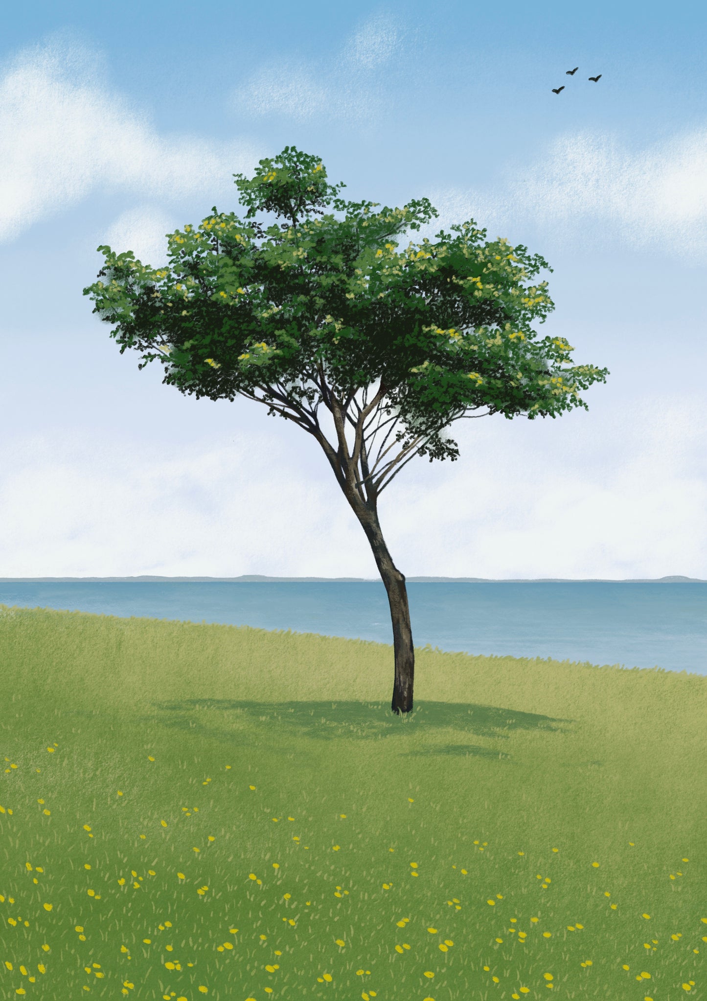 peace tree - art print