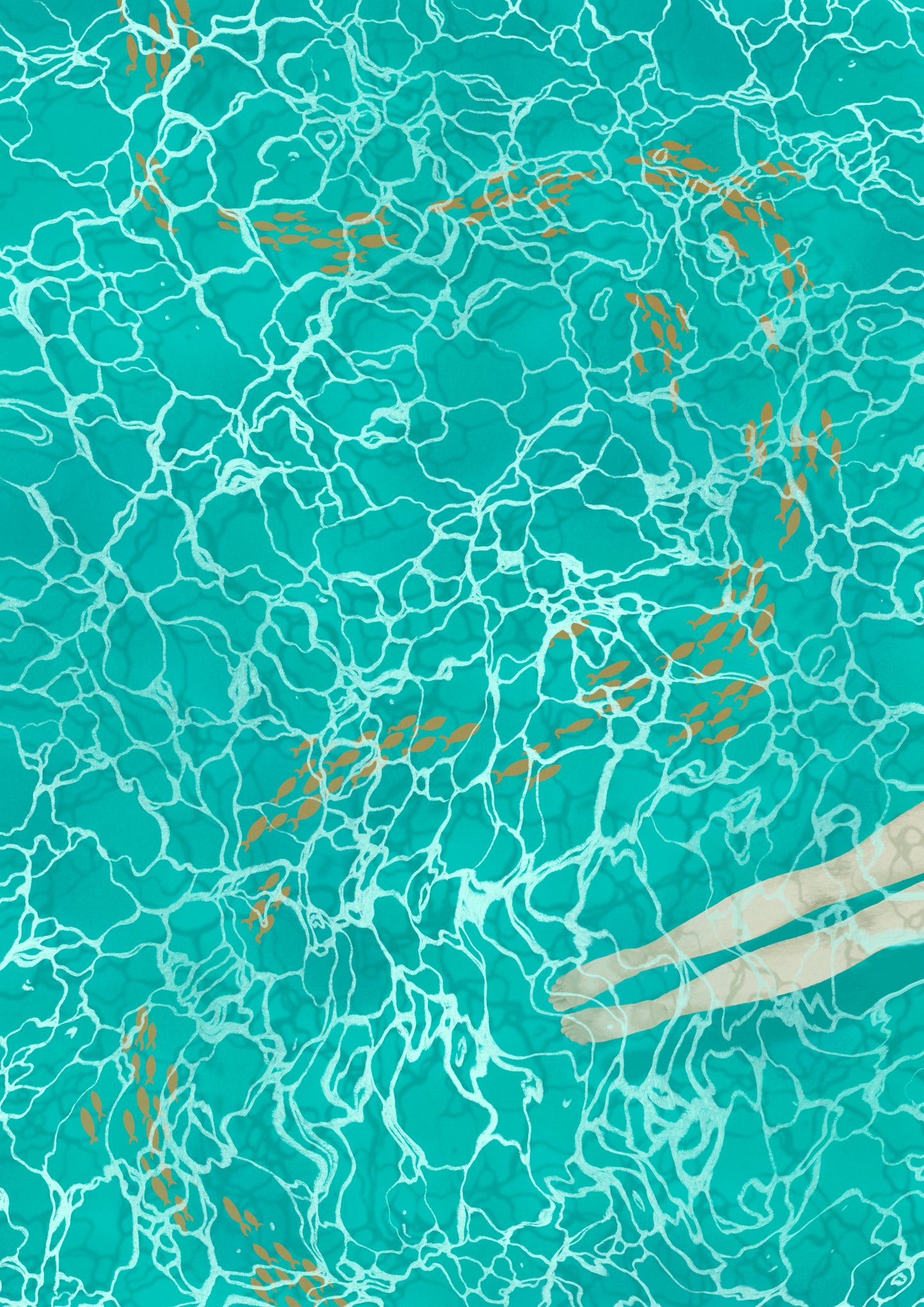 me and the sea - art print