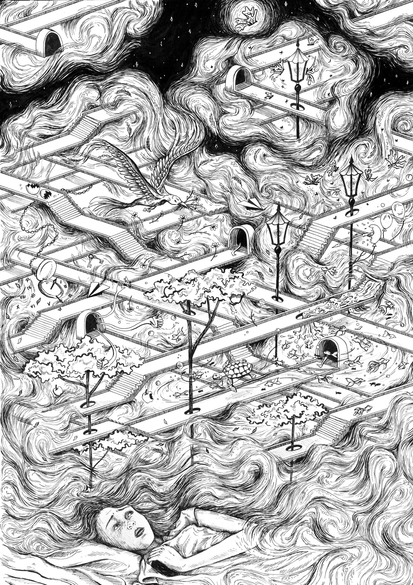 collection of dreams - art print