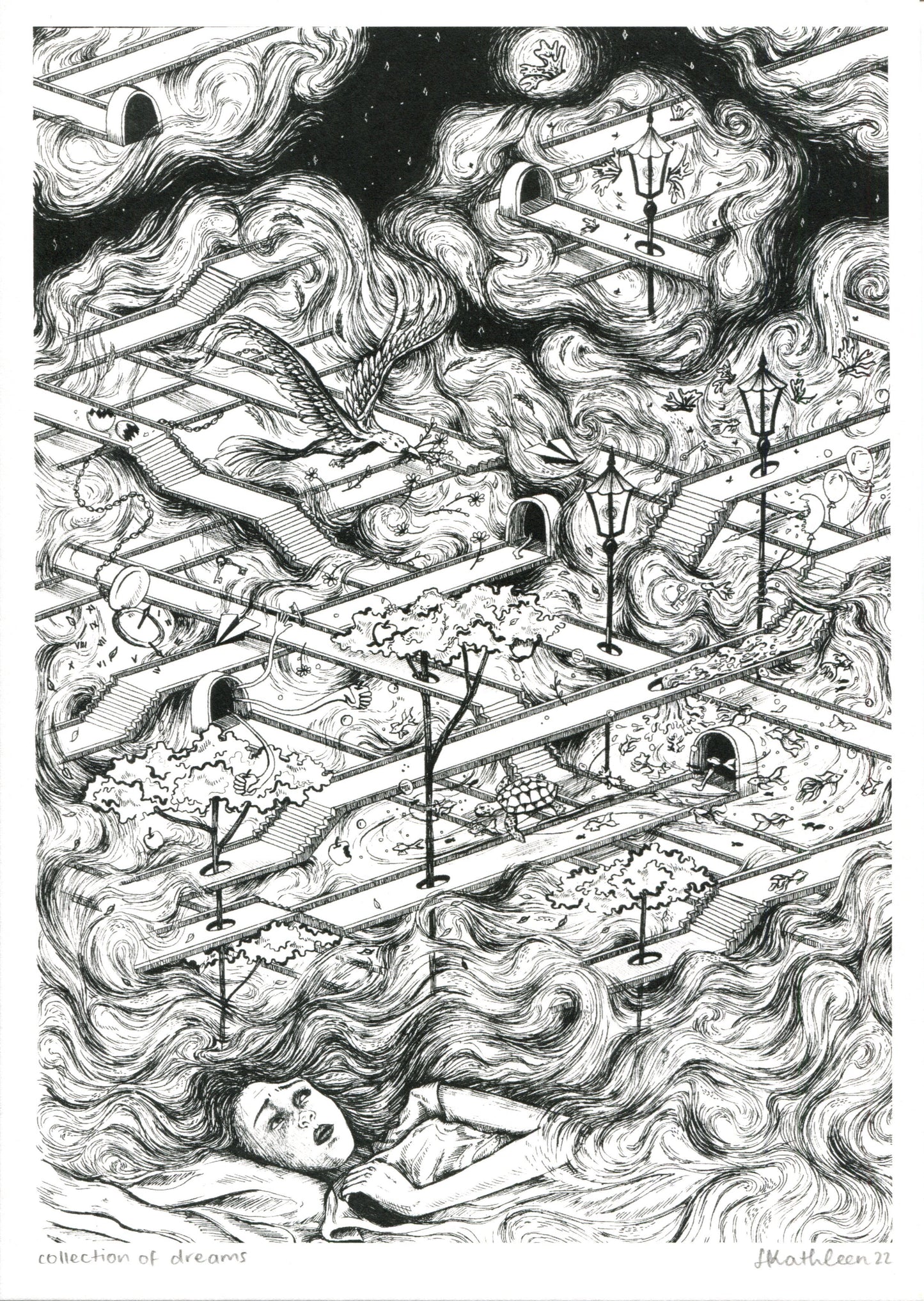 collection of dreams - art print