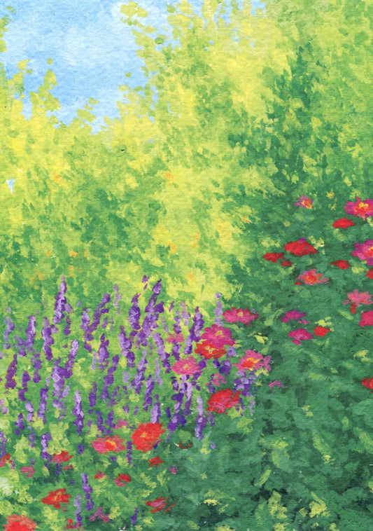 fleeting flower patch - art print