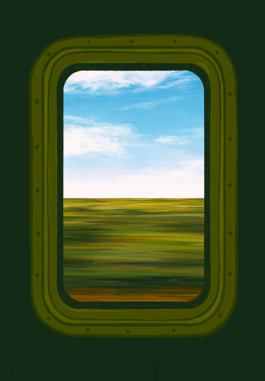 the wandering days - art print