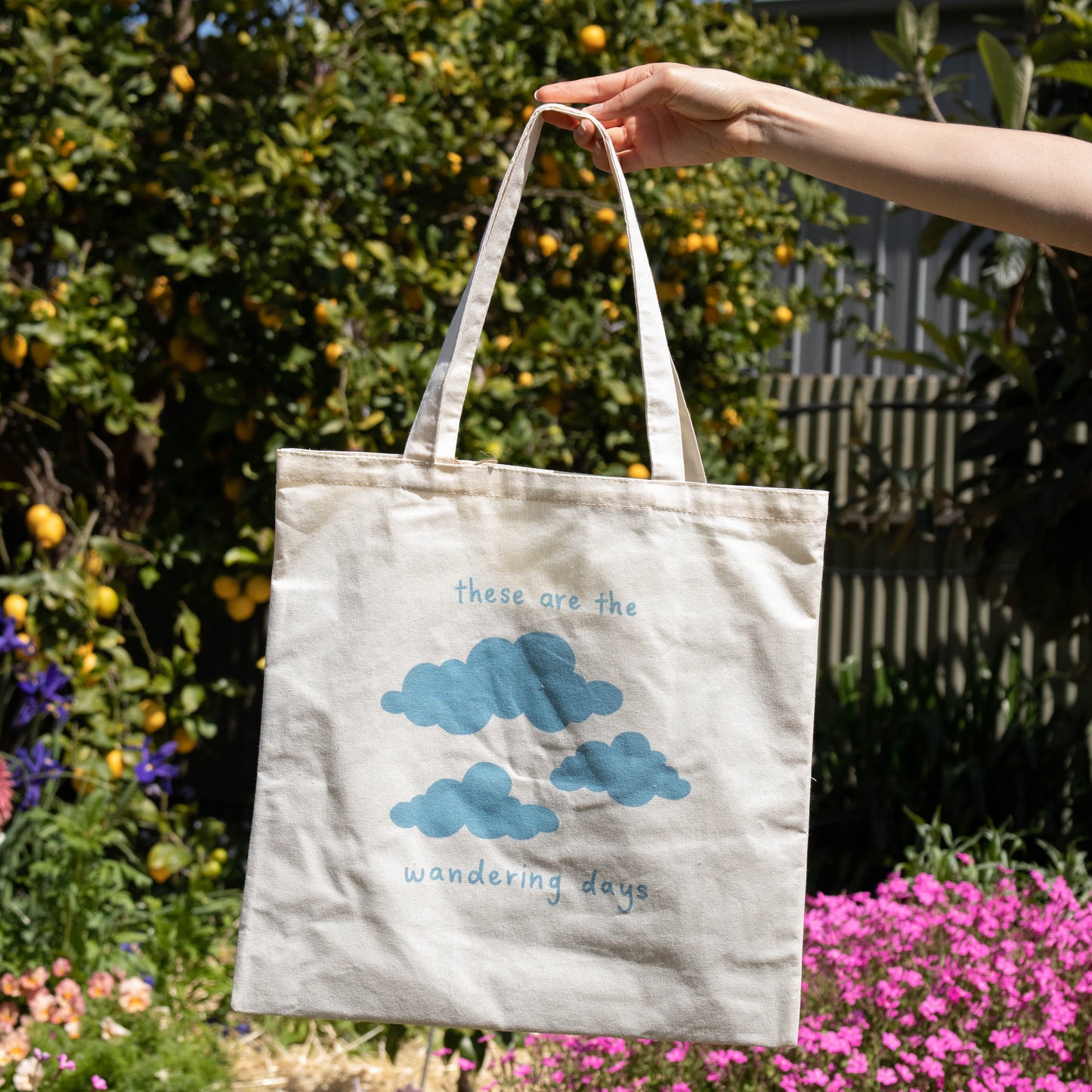 the wandering days - meander tote bag