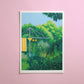 after the swim - art print