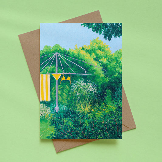 greeting card - after the swim