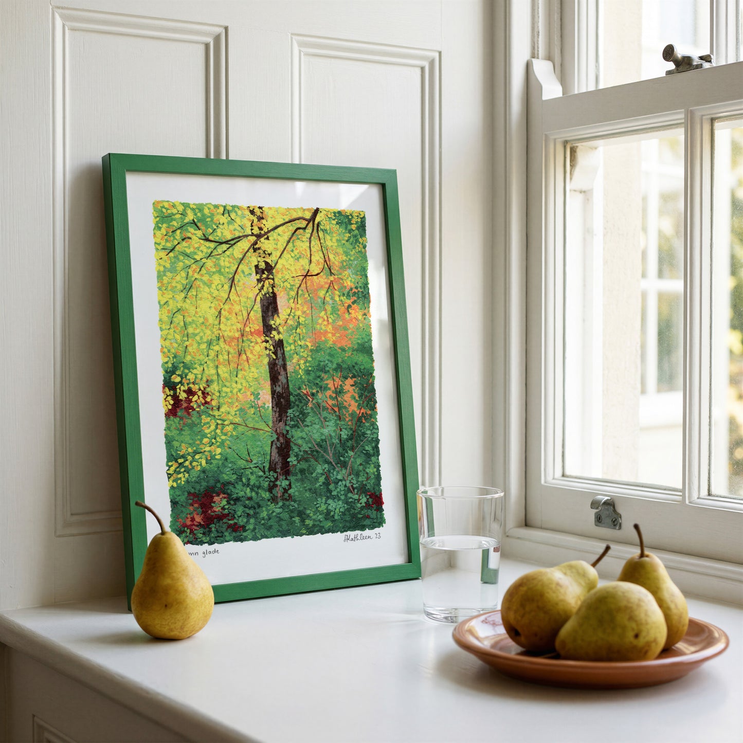 autumn glade - art print