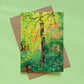 greeting card - autumn glade