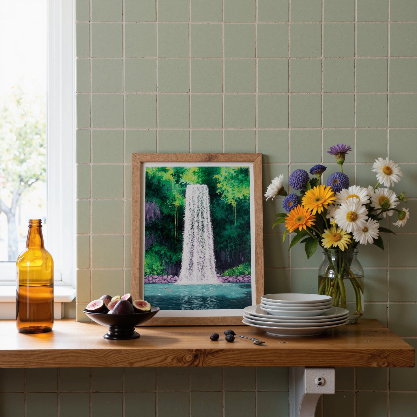 beneath the falls - art print