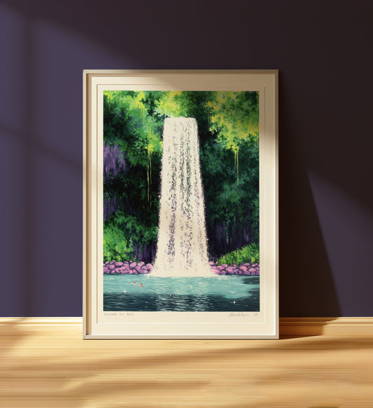 beneath the falls - art print