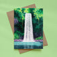 greeting card - beneath the falls