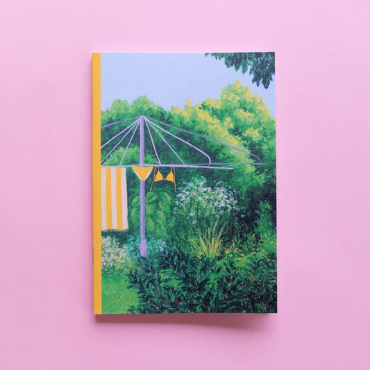 saddle bound A5 notebook - after the swim