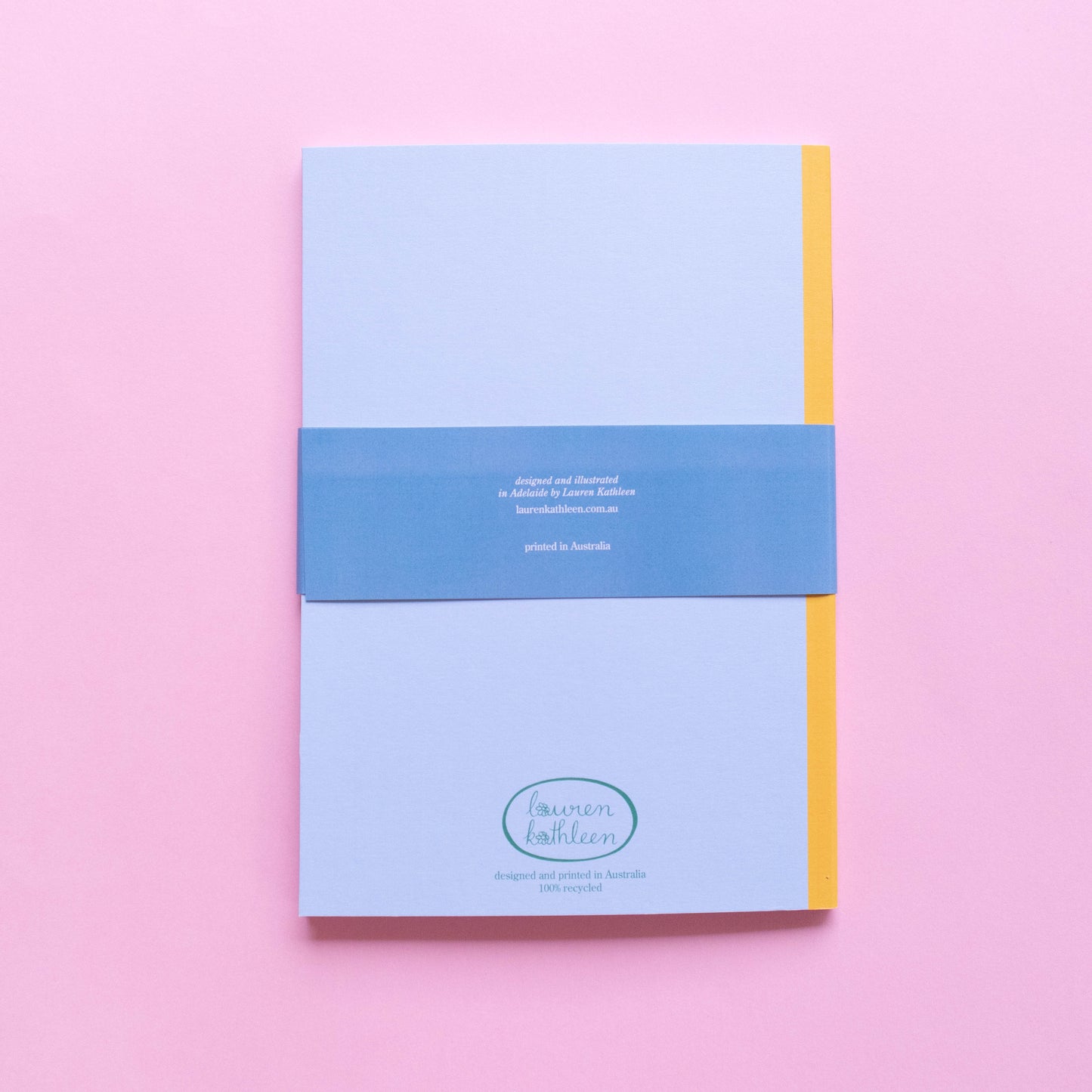 saddle bound A5 notebook - after the swim