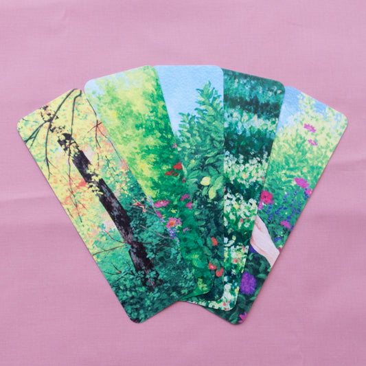 bookmark 5 pack - painterly