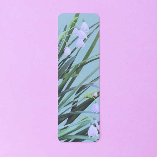 single bookmark - garden snowflakes