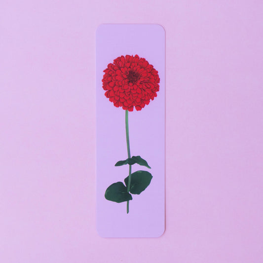 single bookmark - zinnia stem