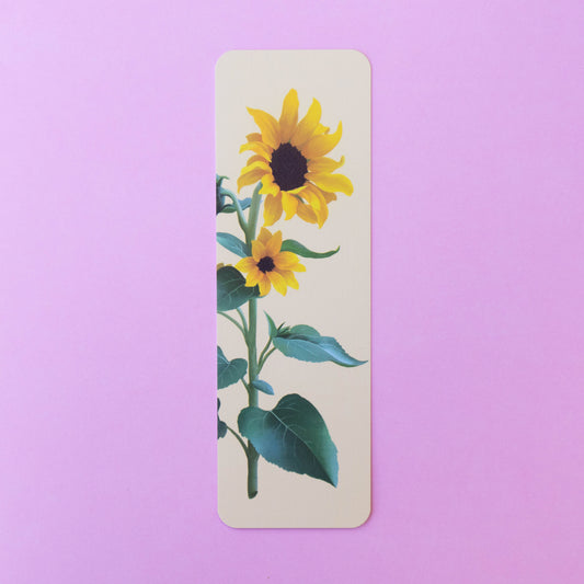 single bookmark - sunflower stem