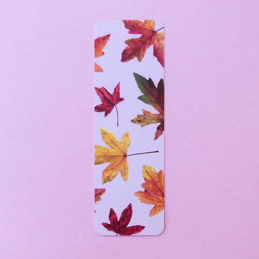 single bookmark - fallen leaves