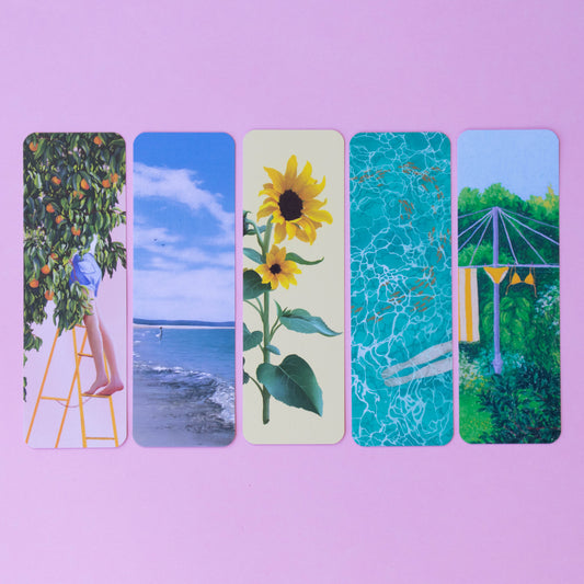 bookmark 5 pack - summer daze