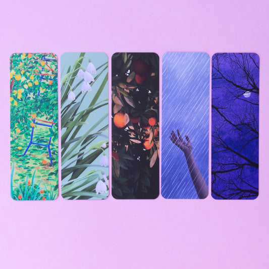 bookmark 5 pack - winter mood