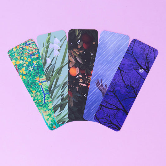 bookmark 5 pack - winter mood