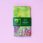 square satin scarf - fleeting flower patch
