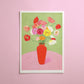 burst of colour - art print