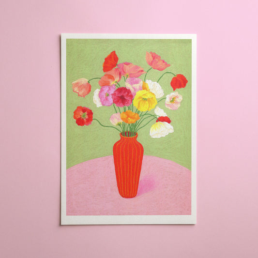 burst of colour - art print