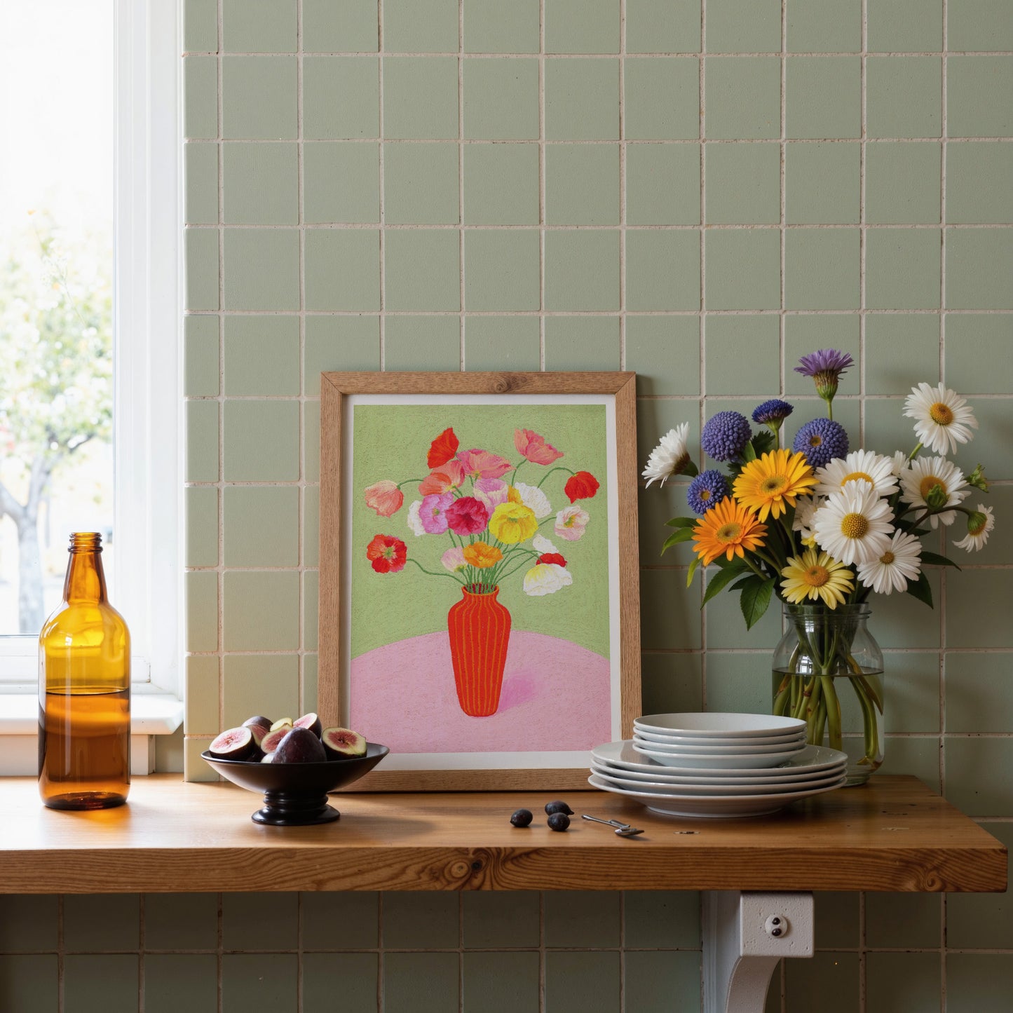 burst of colour - art print