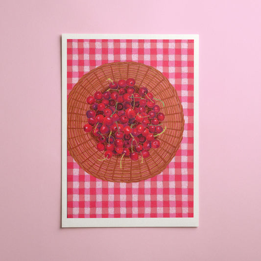 cherry harvest - art print