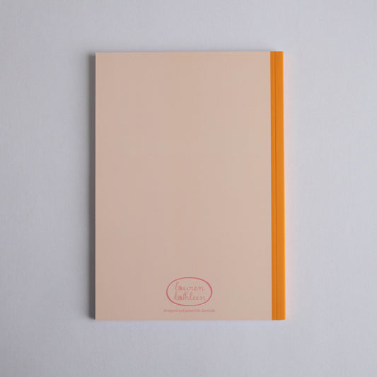 A5 notebook - in the peach tree