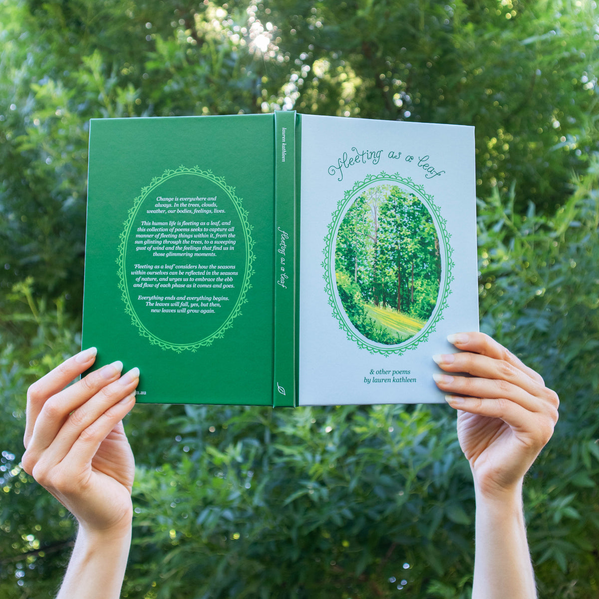 fleeting as a leaf - poetry book