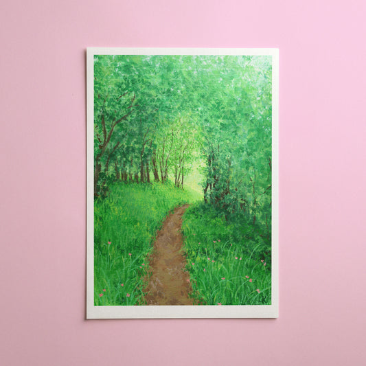 follow your path - art print