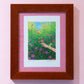 picking posies - framed art print