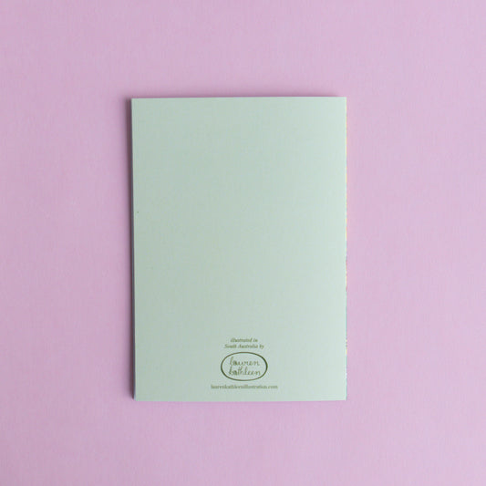 greeting card - nasturtiums