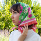 square satin scarf - the gardener