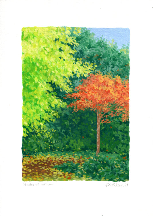 shades of autumn - original painting