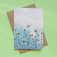 greeting card - lingering cosmos