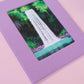 beneath the falls - fabric matted art print