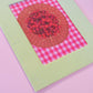 cherry harvest - fabric matted art print