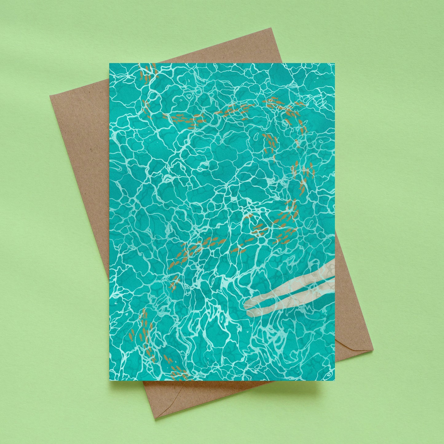 greeting card - me and the sea