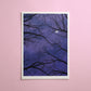 moonlit trees - art print