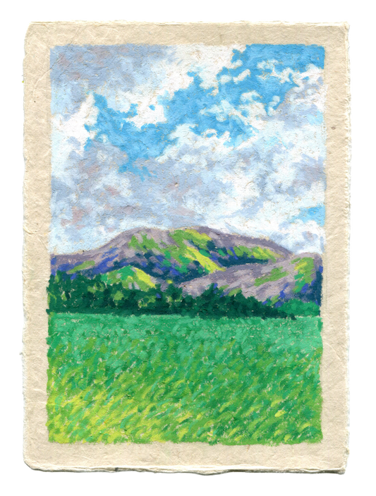 oil pastel mini #11 - original