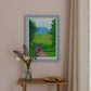 mountainside journey - art print