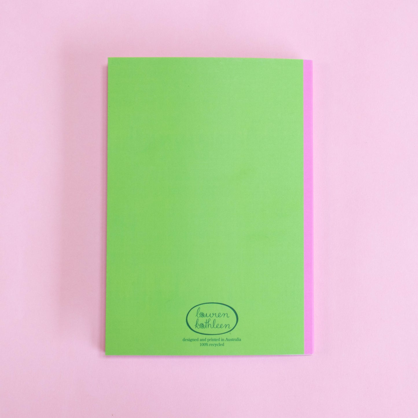 saddle bound A5 notebook - fleeting flower patch