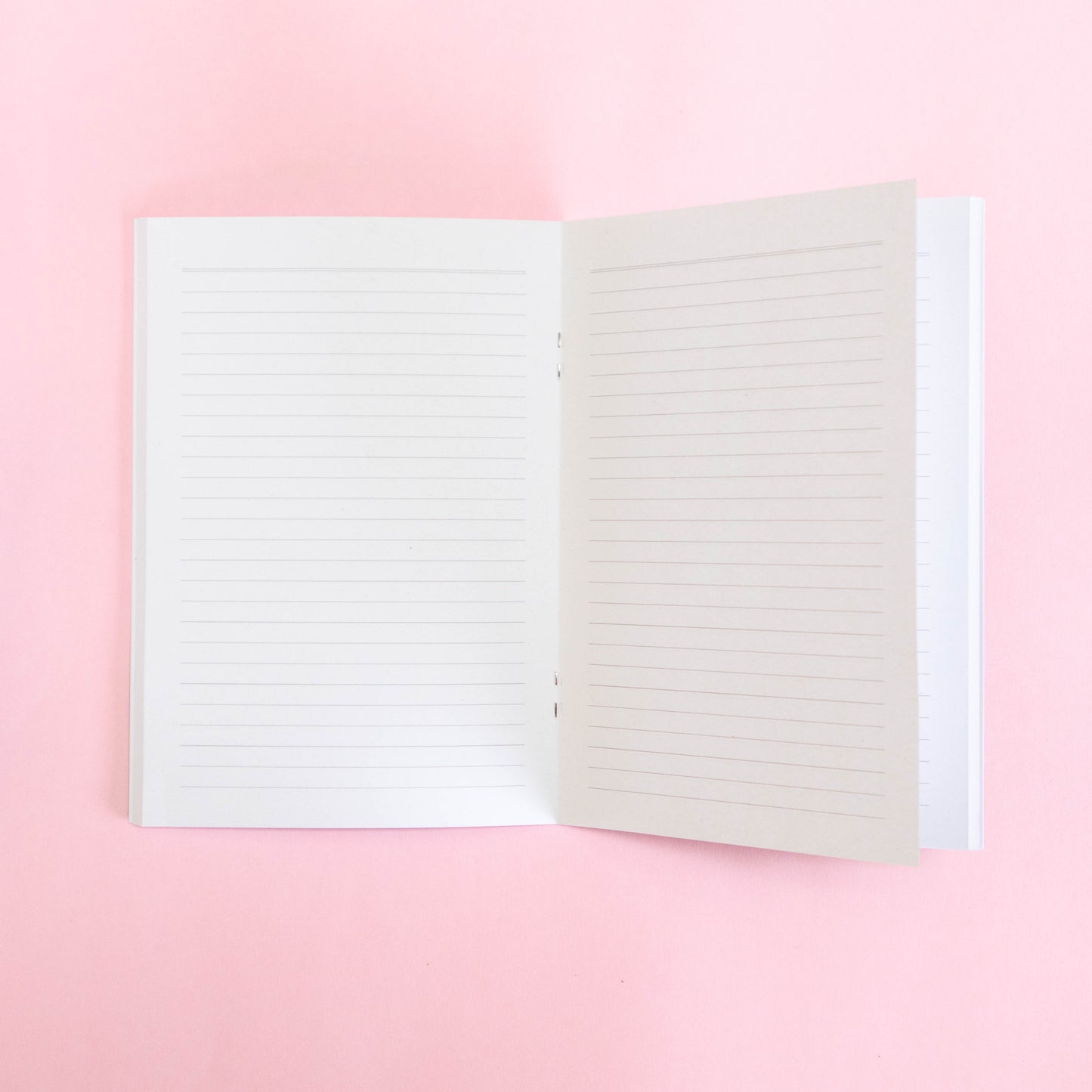 saddle bound A5 notebook - the gardener