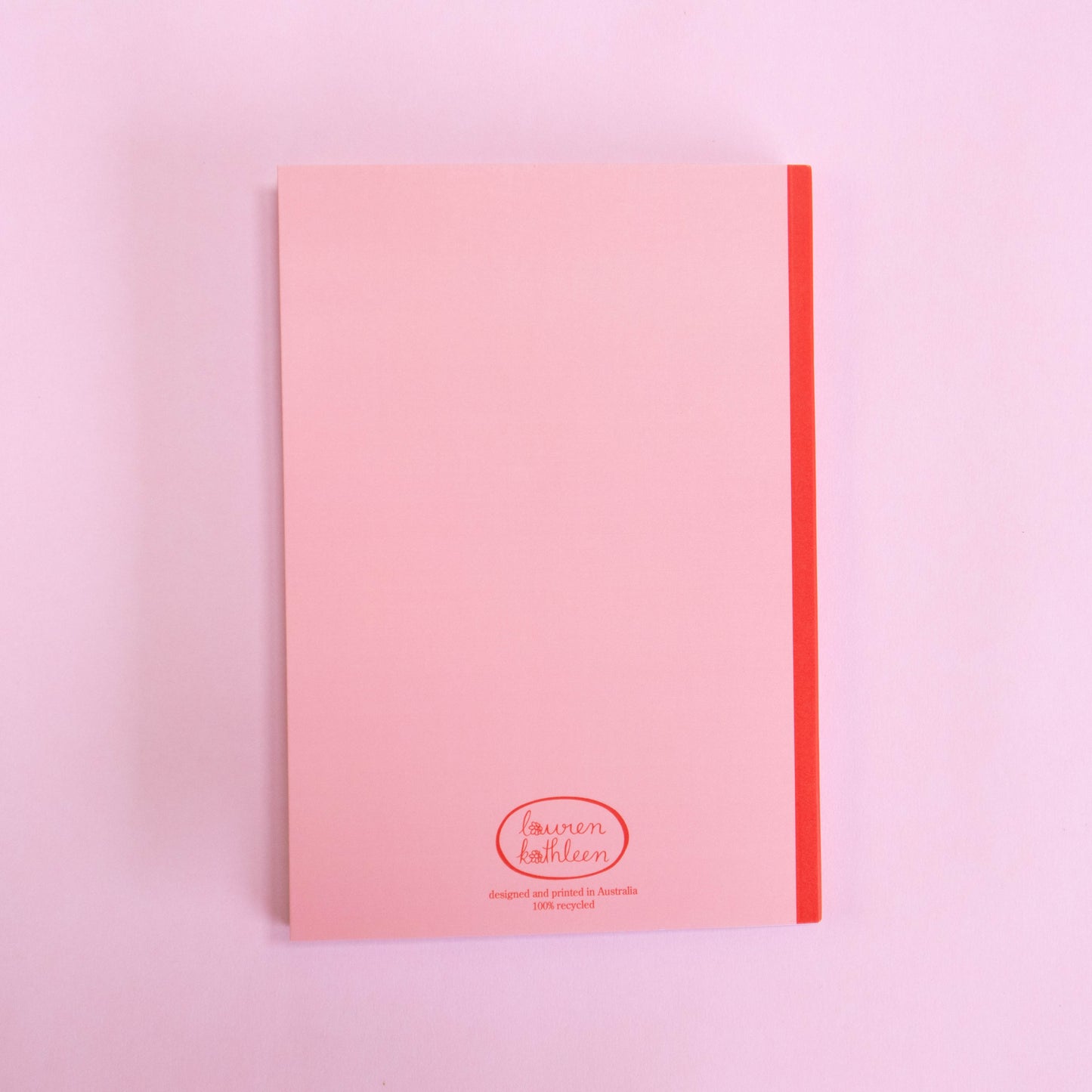 saddle bound A5 notebook - the gardener